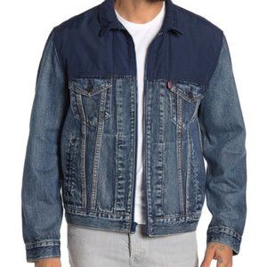 levis mockneck trucker jacket